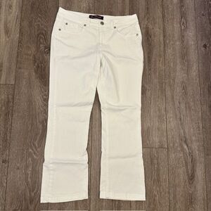 Gloria Vanderbilt Women's White Jeans Size 12